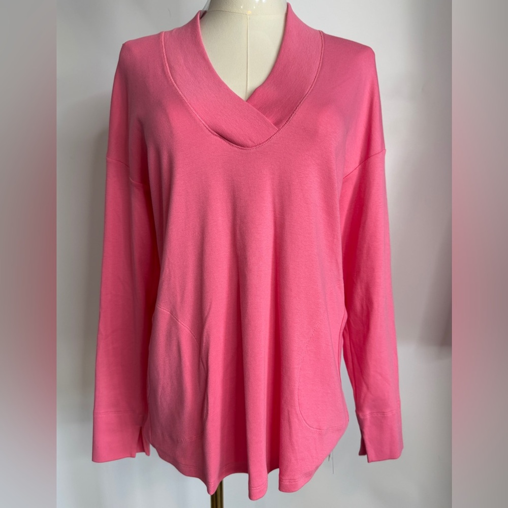 MARC CAIN SPORT -  Long Sleeve, V-Neck Top